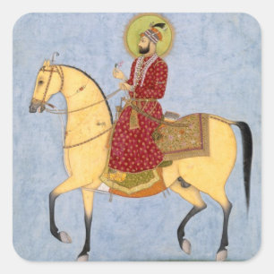 Sticker Carré L'empereur moghol Farrukhsiyar(1683-1719) (r.1713