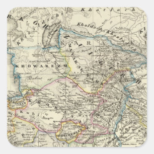 Sticker Carré L'empire du calife à son plus grand - est