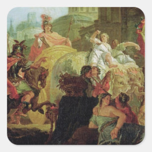 Sticker Carré L'entrée d'Alexandre le Grand