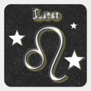 Sticker Carré Léo