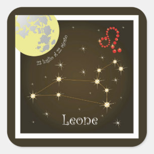 Sticker Carré Leone 23 luglio al 22 agosto