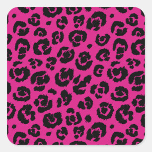 Sticker Carré leopardpatternhotpink.png