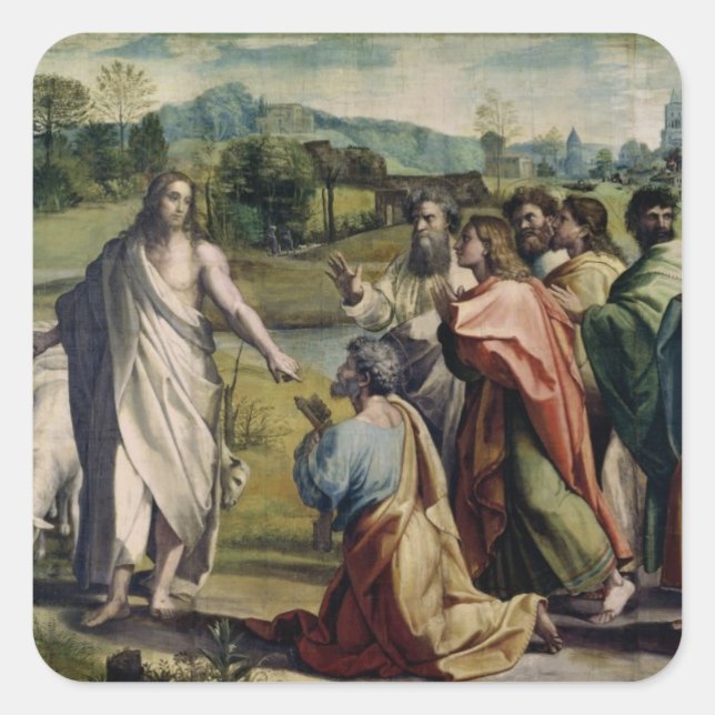 Sticker Carré L'Épreuve du Christ à St Peter (Devant)