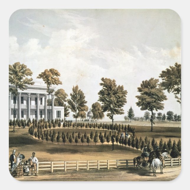 Sticker Carré L'Ermitage (Devant)