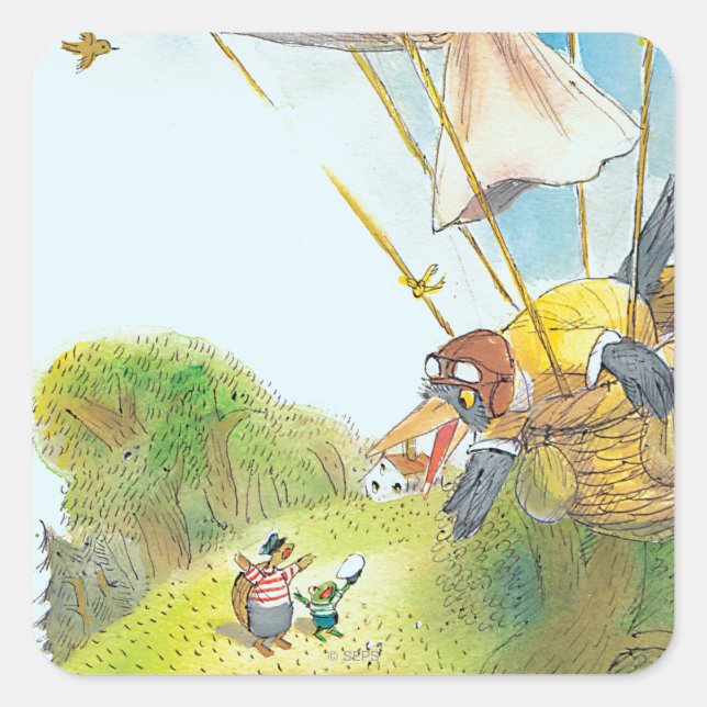 Sticker Carré Les aventures de Ted, Ed et Caroll (Devant)