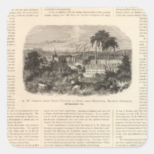 Sticker Carré Les crayons de plomb de AW Faber