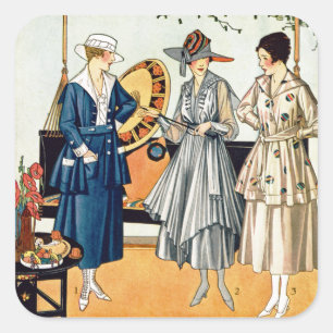 Sticker Carré Les dames branchées
