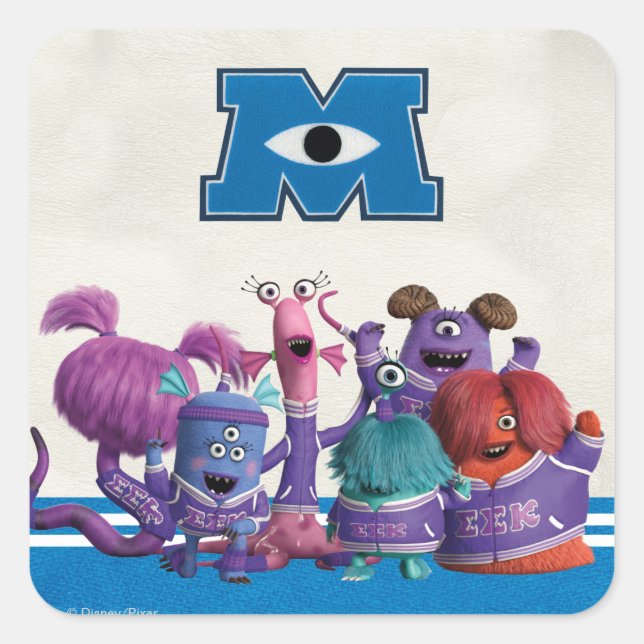 Sticker Carré Les EEK (Devant)