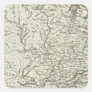 Sticker Carré Les Etats-Unis d'Amérique 6