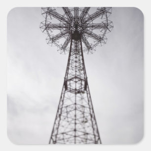 Sticker Carré Les Etats-Unis, New York, New York City, Brooklyn