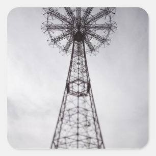 Sticker Carré Les Etats-Unis, New York, New York City, Brooklyn