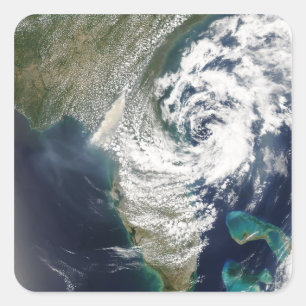 Sticker Carré Les feux et fumée en Géorgie et Floride