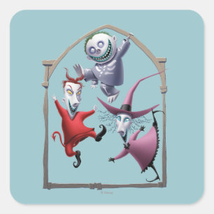Sticker Carré Les Garçons d'Oogie encadrés