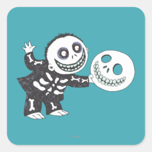 Sticker Carré Les Garçons d'Oogie  Masque de retenue de tonneau