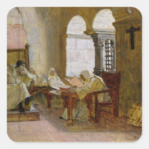 Sticker Carré Les hommes du bureau saint