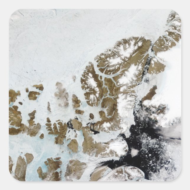 Sticker Carré Les îles Reine-Élisabeth 2 (Devant)