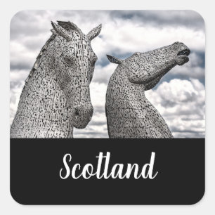 Sticker Carré Les Kelpies à Falkirk