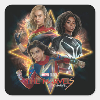 Sticker Carré Les merveilles émergent de Star Graphic