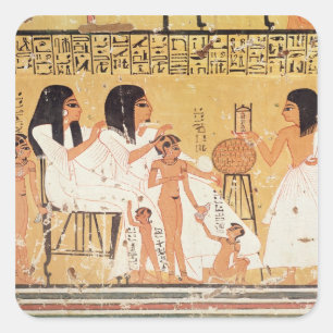 Sticker Carré Les morts, leur famille et leurs serviteurs