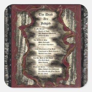 Sticker Carré Les Morts Sont Jugés