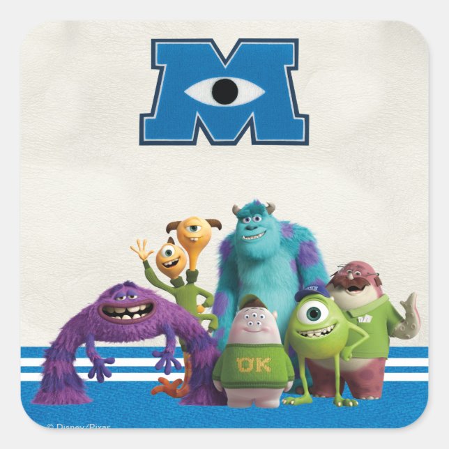 Sticker Carré Les OK (Devant)