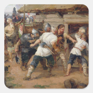 Sticker Carré Les païens ont tué les premiers chrétiens