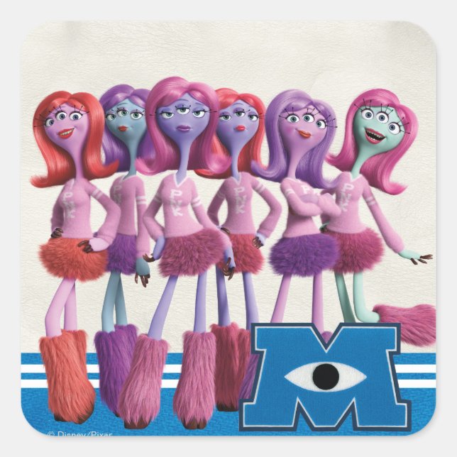 Sticker Carré Les PNK 2 (Devant)