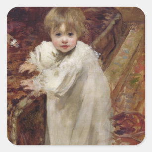 Sticker Carré Les premières étapes de Colette, 1895