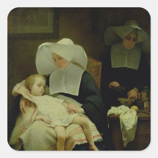 Sticker Carré Les Soeurs de la Miséricorde, 1859 (Devant)