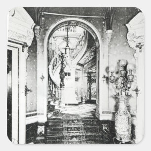 Sticker Carré L'escalier Vestibule et Onyx