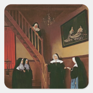 Sticker Carré Lettre de recommandation, 1859