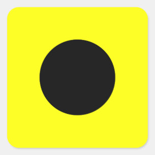 Sticker Carré Lettre nautique I (Inde) de signal de drapeau