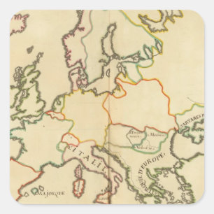 Sticker Carré L'Europe par la religion 2