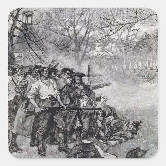 Sticker Carré Lexington Green (Devant)