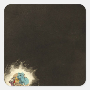 Sticker Carré L'exode des israélites 1491 AVANT JÉSUS CHRIST