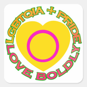 Sticker Carré lgbtqia