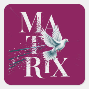 Sticker Carré Libération de la matrice