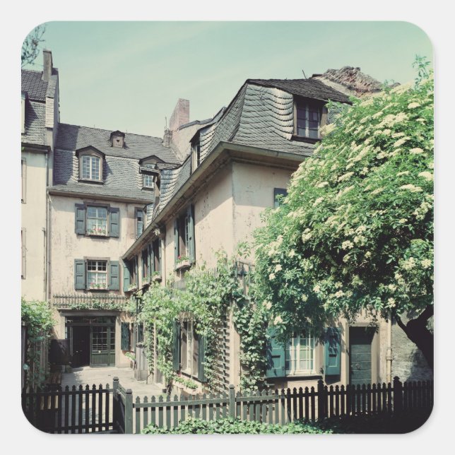 Sticker Carré Lieu de naissance de Ludwig van Beethoven (Devant)