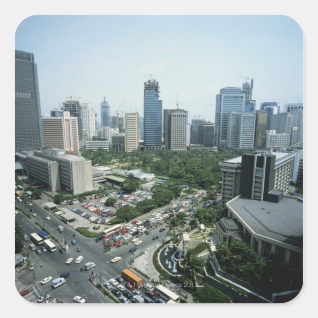 Sticker Carré Ligne de Manille (Devant)