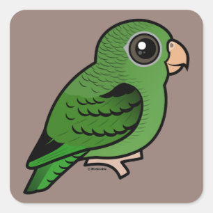 Sticker Carré Ligne verte