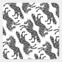 Lignes blanches Unicorn