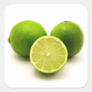 Sticker Carré Lime perse
