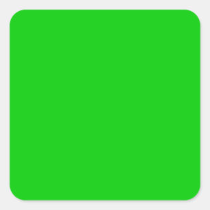 Sticker Carré Lime vert 00cc00