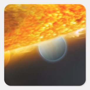 Sticker Carré L'impression 3 d'un artiste