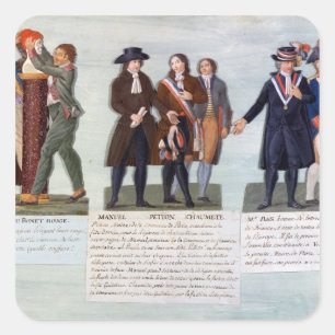 Sticker Carré L'invention de Red Hat, Manuel, Petion