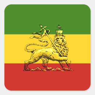 Sticker Carré Lion de Juda Sicker