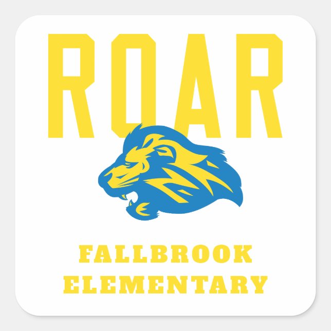 Sticker Carré Lion Pride (Devant)