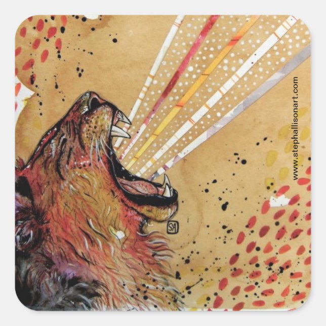 Sticker Carré LionHart (Devant)