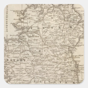 Sticker Carré L'Irlande