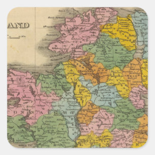 Sticker Carré L'Irlande 10